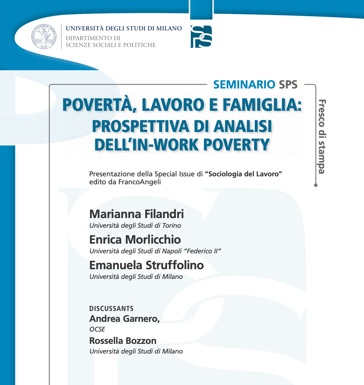 Povertá, lavoro e famiglia: Prospettiva di analisi dell’in-work poverty